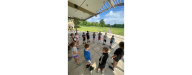 Campers are Outside During the Summer